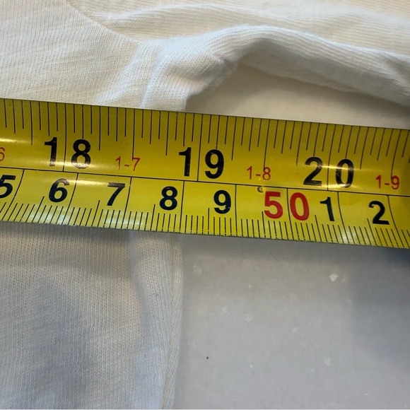 Free People Ivory Cream Lace Top 3/4 Length Sleeve Sz Large NWT - Picture 7 of 13